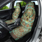 Horus Eye of Ra Car Seat Cover Golden Falcon Ancient Egyptian Symbol in Futuristic