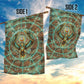 Horus Eye of Ra Garden Flag Golden Falcon Ancient Egyptian Symbol in Futuristic