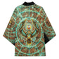 Horus Eye of Ra Kimono Golden Falcon Ancient Egyptian Symbol in Futuristic