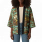 Horus Eye of Ra Kimono Golden Falcon Ancient Egyptian Symbol in Futuristic