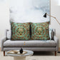 Horus Eye of Ra Pillow Cover Golden Falcon Ancient Egyptian Symbol in Futuristic