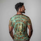 Horus Eye of Ra T shirt Golden Falcon Ancient Egyptian Symbol in Futuristic