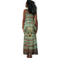 Horus Eye of Ra Tank Maxi Dress Golden Falcon Ancient Egyptian Symbol in Futuristic