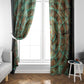 Horus Eye of Ra Window Curtain Golden Falcon Ancient Egyptian Symbol in Futuristic