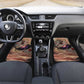 Horus Behdety Warrior Car Mats with Falcon Mask and Spear Ancient Egyptian Combat