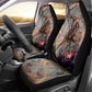 Horus Behdety Warrior Car Seat Cover with Falcon Mask and Spear Ancient Egyptian Combat