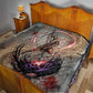 Horus Behdety Warrior Quilt with Falcon Mask and Spear Ancient Egyptian Combat