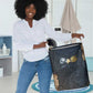 Heru-Ur Falcon Eyes Laundry Basket Solar Disk Ancient Egyptian Mythology in Dark Stone