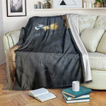 Heru-Ur Falcon Eyes Blanket Solar Disk Ancient Egyptian Mythology in Dark Stone