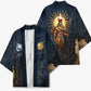 Heru-Ur Falcon Eyes Kimono Solar Disk Ancient Egyptian Mythology in Dark Stone