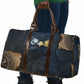 Heru-Ur Falcon Eyes Travel Bag Solar Disk Ancient Egyptian Mythology in Dark Stone