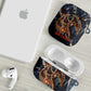 Heru-Ur AirPods Case Flaming Wings and Sword Ancient Egyptian Warrior