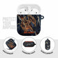 Heru-Ur AirPods Case Flaming Wings and Sword Ancient Egyptian Warrior