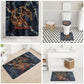 Heru-Ur Bathroom Set Flaming Wings and Sword Ancient Egyptian Warrior
