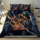 Heru-Ur Bedding Set Flaming Wings and Sword Ancient Egyptian Warrior