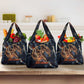 Heru-Ur Grocery Bag Flaming Wings and Sword Ancient Egyptian Warrior