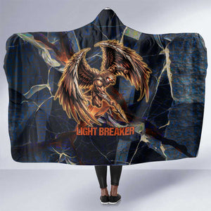 Heru-Ur Hooded Blanket Flaming Wings and Sword Ancient Egyptian Warrior