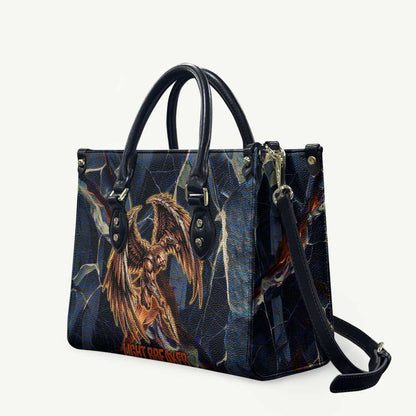 Heru-Ur Leather Bag Flaming Wings and Sword Ancient Egyptian Warrior