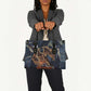 Heru-Ur Leather Bag Flaming Wings and Sword Ancient Egyptian Warrior