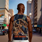 Heru-Ur Men Tank Top Flaming Wings and Sword Ancient Egyptian Warrior