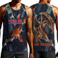 Heru-Ur Men Tank Top Flaming Wings and Sword Ancient Egyptian Warrior