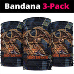 Heru-Ur Neck Gaiter Flaming Wings and Sword Ancient Egyptian Warrior