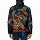 Heru-Ur Padded Jacket Flaming Wings and Sword Ancient Egyptian Warrior