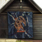 Heru-Ur Quilt Flaming Wings and Sword Ancient Egyptian Warrior