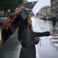 Heru-Ur Umbrella Flaming Wings and Sword Ancient Egyptian Warrior