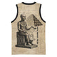 Imhotep Basketball Jersey Pyramid Blueprints Ancient Egyptian Architecture and Priest