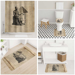 Imhotep Bathroom Set Pyramid Blueprints Ancient Egyptian Architecture and Priest