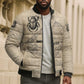 Imhotep Bomber Puffer Jacket Pyramid Blueprints Ancient Egyptian Architecture and Priest