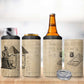 Imhotep 4 in 1 Can Cooler Tumbler Pyramid Blueprints Ancient Egyptian Architecture and Priest