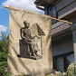 Imhotep Garden Flag Pyramid Blueprints Ancient Egyptian Architecture and Priest