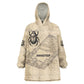 Imhotep Kid Wearable Blanket Hoodie Pyramid Blueprints Ancient Egyptian Architecture and Priest
