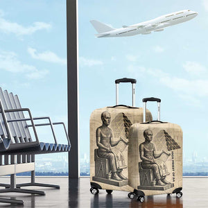 Imhotep Luggage Cover Pyramid Blueprints Ancient Egyptian Architecture and Priest