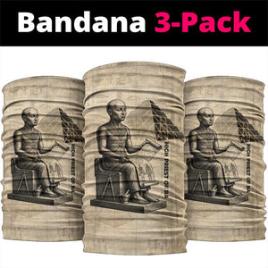 Imhotep Neck Gaiter Pyramid Blueprints Ancient Egyptian Architecture and Priest