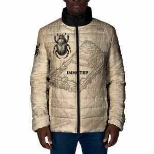 Imhotep Padded Jacket Pyramid Blueprints Ancient Egyptian Architecture and Priest