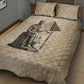 Imhotep Quilt Bed Set Pyramid Blueprints Ancient Egyptian Architecture and Priest