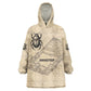Imhotep Wearable Blanket Hoodie Pyramid Blueprints Ancient Egyptian Architecture and Priest