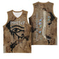 Imhotep Eye of Horus Basketball Jersey Papyrus Scrolls Ancient Egyptian Medicine