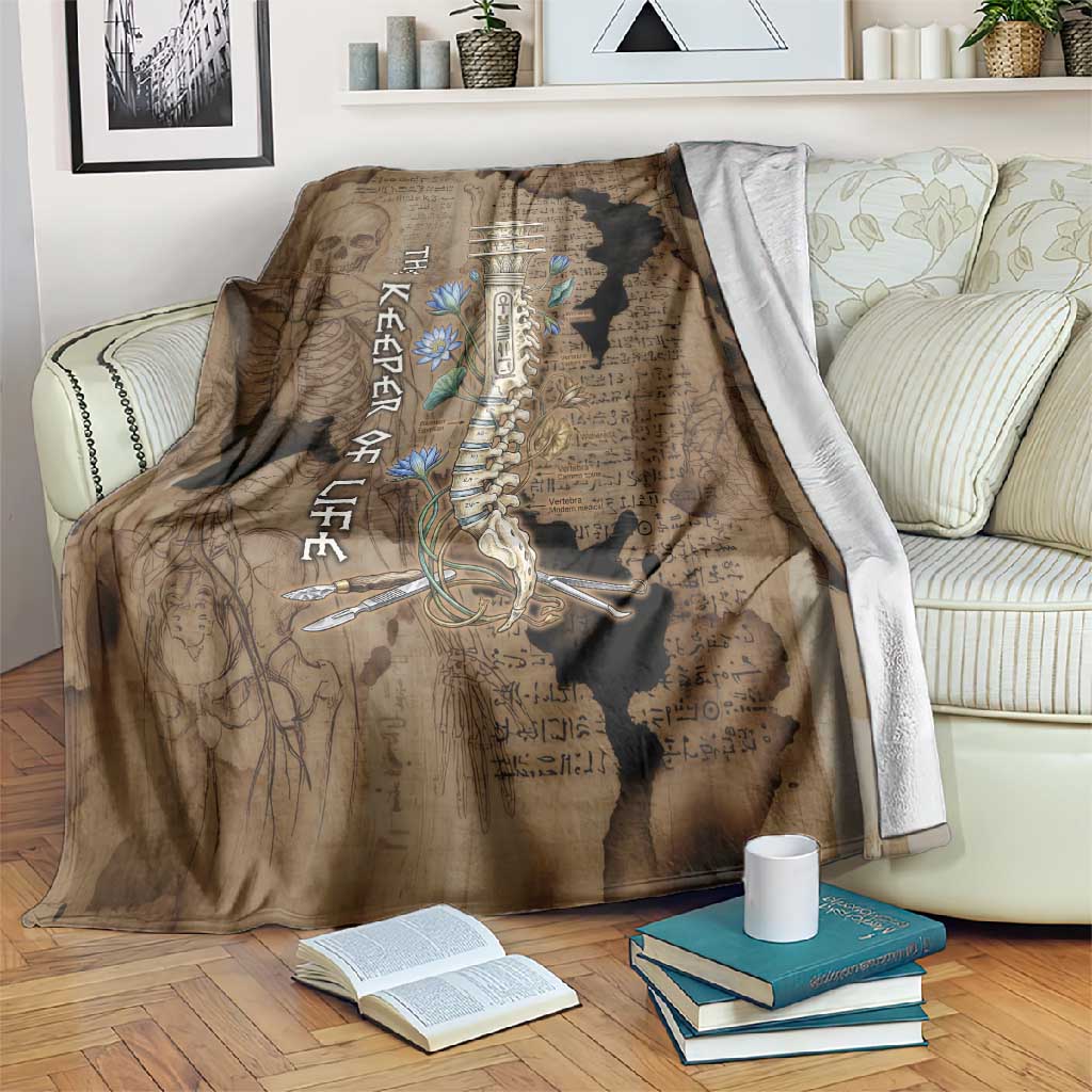 Imhotep Eye of Horus Blanket Papyrus Scrolls Ancient Egyptian Medicine