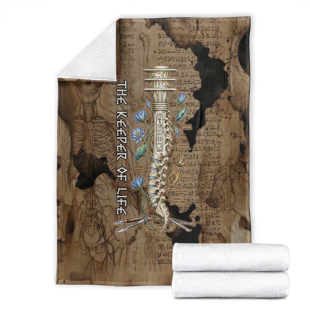 Imhotep Eye of Horus Blanket Papyrus Scrolls Ancient Egyptian Medicine