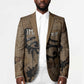 Imhotep Eye of Horus Blazer Papyrus Scrolls Ancient Egyptian Medicine