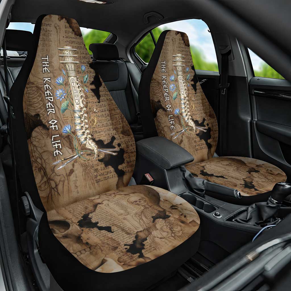 Imhotep Eye of Horus Car Seat Cover Papyrus Scrolls Ancient Egyptian Medicine