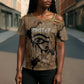 Imhotep Eye of Horus Cross Shoulder Shirt Papyrus Scrolls Ancient Egyptian Medicine