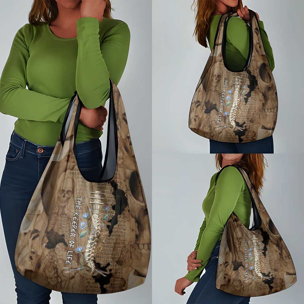 Imhotep Eye of Horus Grocery Bag Papyrus Scrolls Ancient Egyptian Medicine