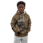 Imhotep Eye of Horus Kid Hoodie Papyrus Scrolls Ancient Egyptian Medicine