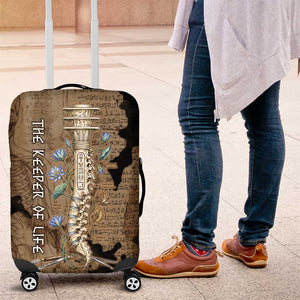 Imhotep Eye of Horus Luggage Cover Papyrus Scrolls Ancient Egyptian Medicine