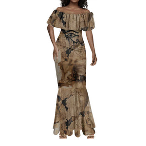 Imhotep Eye of Horus Mermaid Dress Papyrus Scrolls Ancient Egyptian Medicine